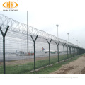 Airport Fence with Razor Barbed Wire
